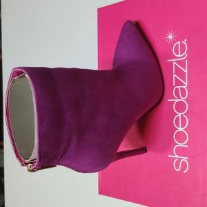 7.5 purple booties